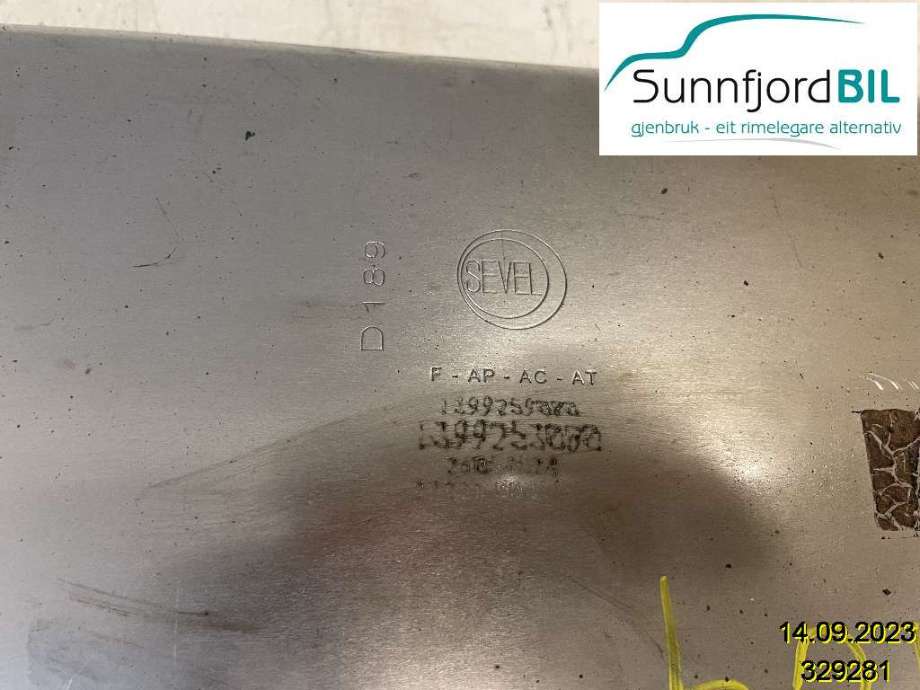 Eksos bakre til Citroën Jumper 2014-->> (Type III, Fase 2) (CITROEN|1657848980|1691445180|1399253080)