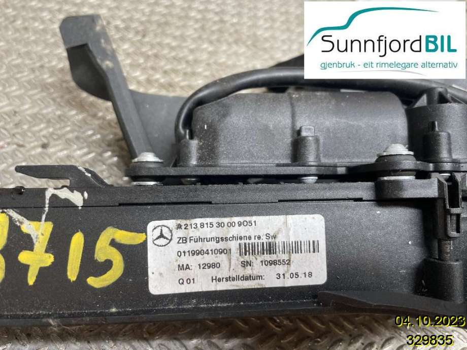 Motorrom diverse til Mercedes E-Klasse 2016-2023 (W213) (W213) (MERCEDES|A2138153000|)