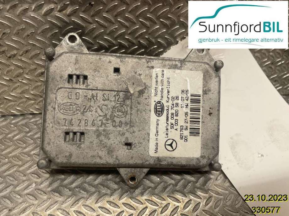 Styreenhet xenon/ballast til Mercedes GL 2006-2012 (X164) (X164) (MERCEDES|A0038205126|5DF00870402|A0038205826)