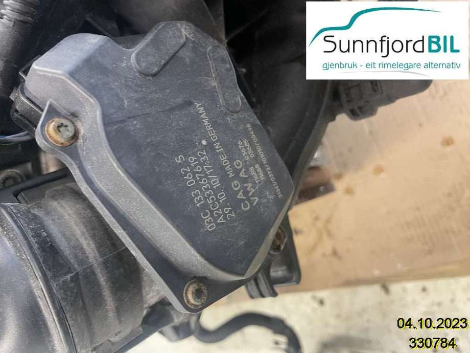 Spjeldhus til Audi A1 2010-2014 (Type I, Fase 1)  (AUDI|03C133062S|03C133062T|)