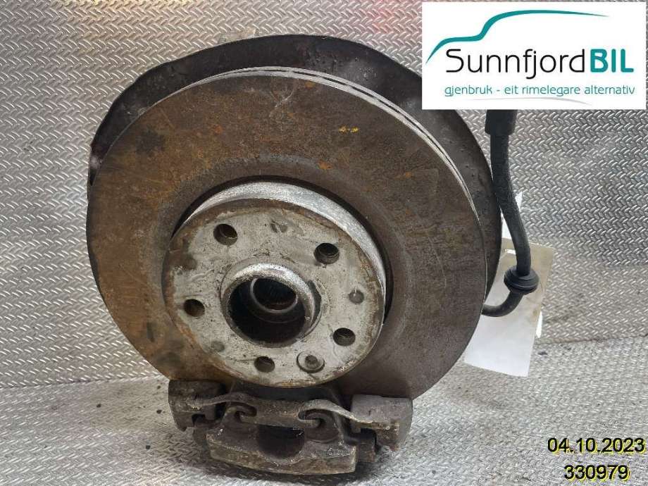 Hjulspindel høyre foran til VW Transporter / Caravelle 2003-2009 (Fase 1) (T5) (T5) (VOLKSWAGEN|7H8407258C|)