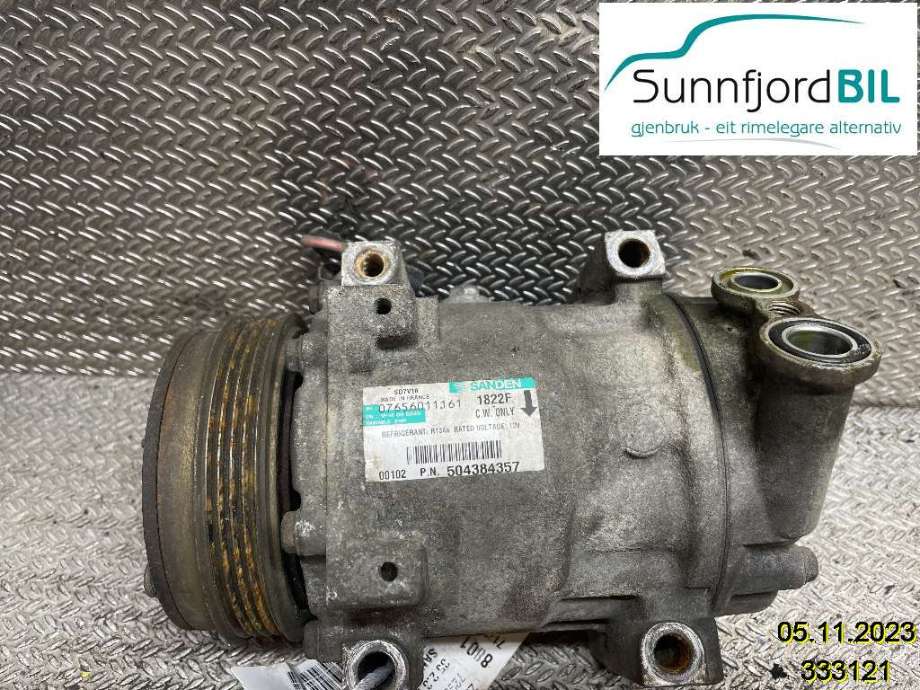 Aircondition kompressor til Fiat Ducato, 2007-2013  (FIAT|71724259)
