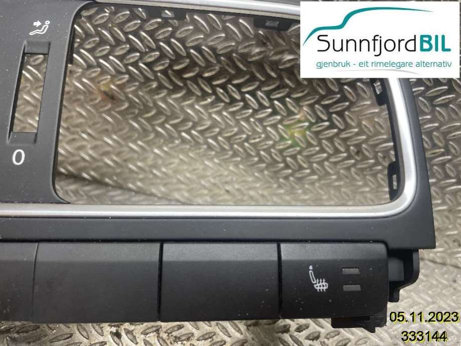 Bryter setevarme til VW Polo, 2009-2014 (Type V, Fase 1)  (VOLKSWAGEN|6R0963564B)