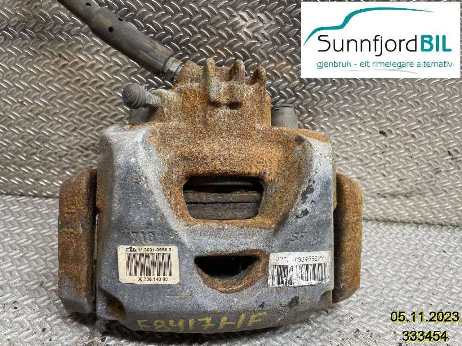 Bremsecaliper høyre foran til Peugeot Partner 2015-2019 (Type II, Fase 2)  (PEUGEOT|1651755380|4400V8|9670614080)