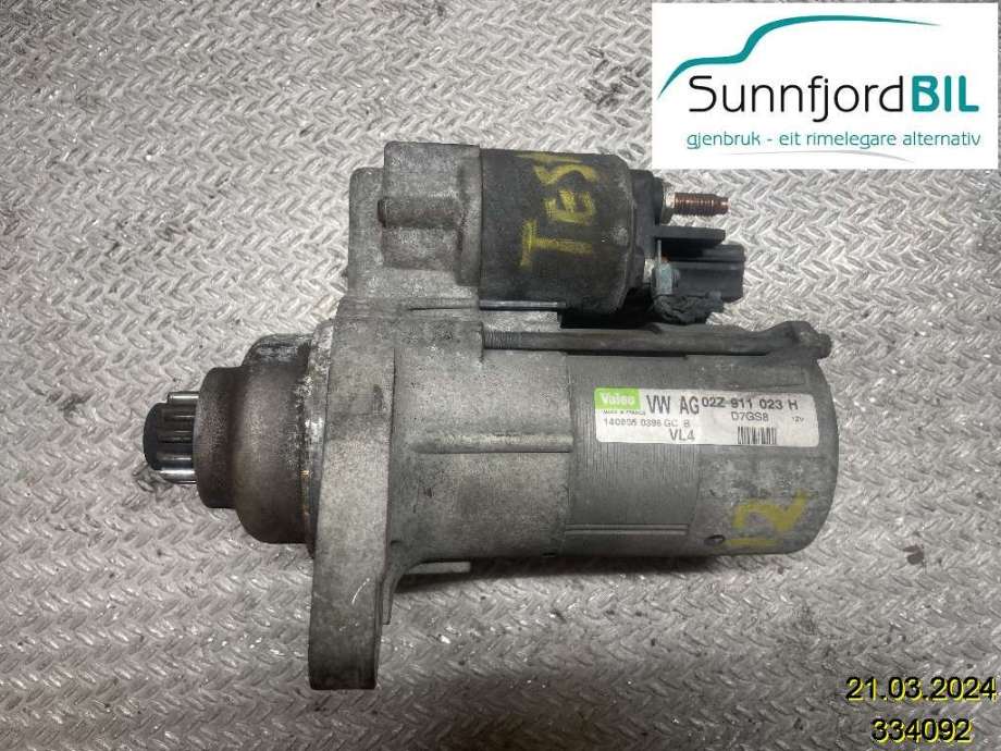 Starter diesel til VW Caddy 2004-2010 (Type III, Fase 1)  (VOLKSWAGEN|02Z911023H|)