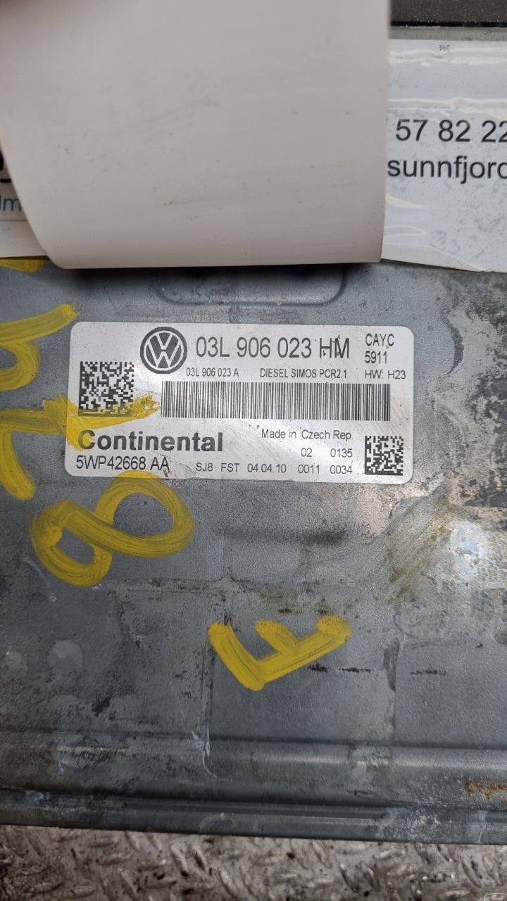 Styreenhet motor til VW Golf VI, 2008-2012  (VOLKSWAGEN|03L906023HM)