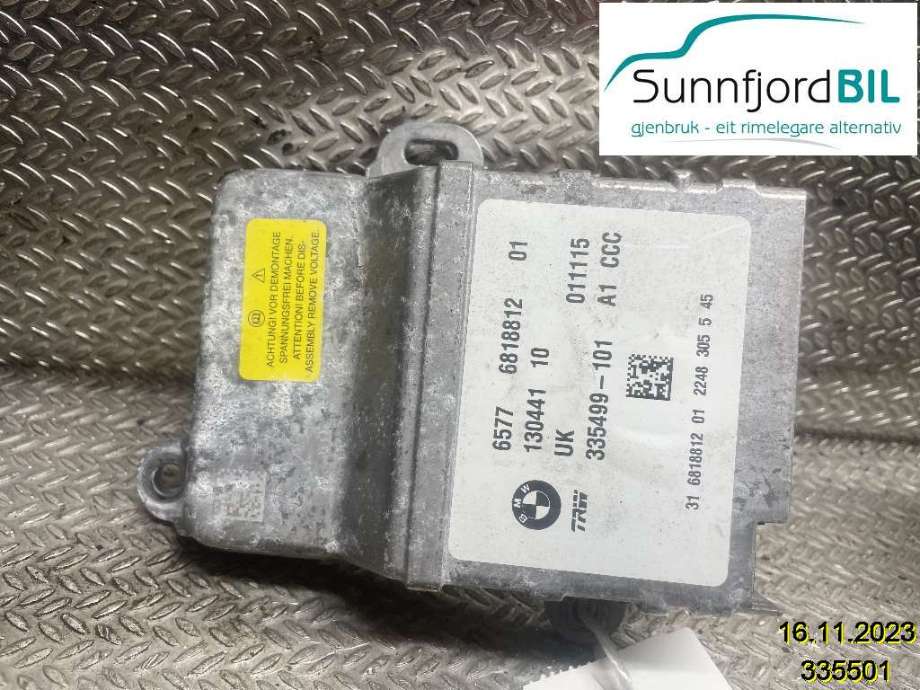 Airbag elektronikk til BMW 2-Serie, 2014-2021 (F22/F23) (F22/F23) (BMW|65775A41CA0)