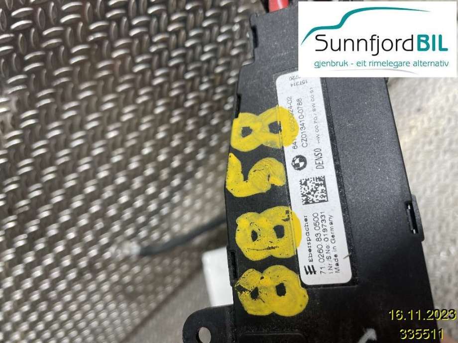 Varmeapparat register til BMW 2-Serie 2014-2021 (F22/F23) (F22/F23) (BMW|64119350924|)
