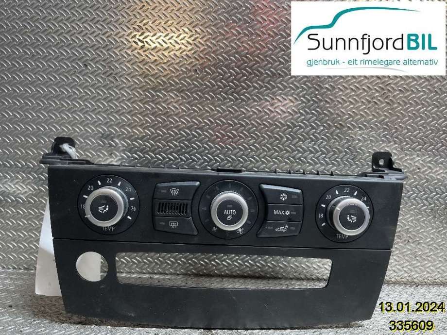 Varmeapparat betjening til BMW 5-Serie, 2003-2010 (E60/E61) (E60/E61) (BMW|64119248708)