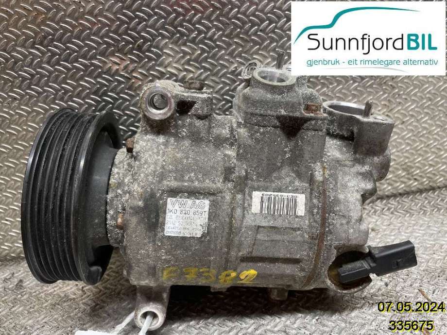 Aircondition kompressor til Audi A1, 2010-2014 (Type I, Fase 1)  (AUDI|1K0820859T)