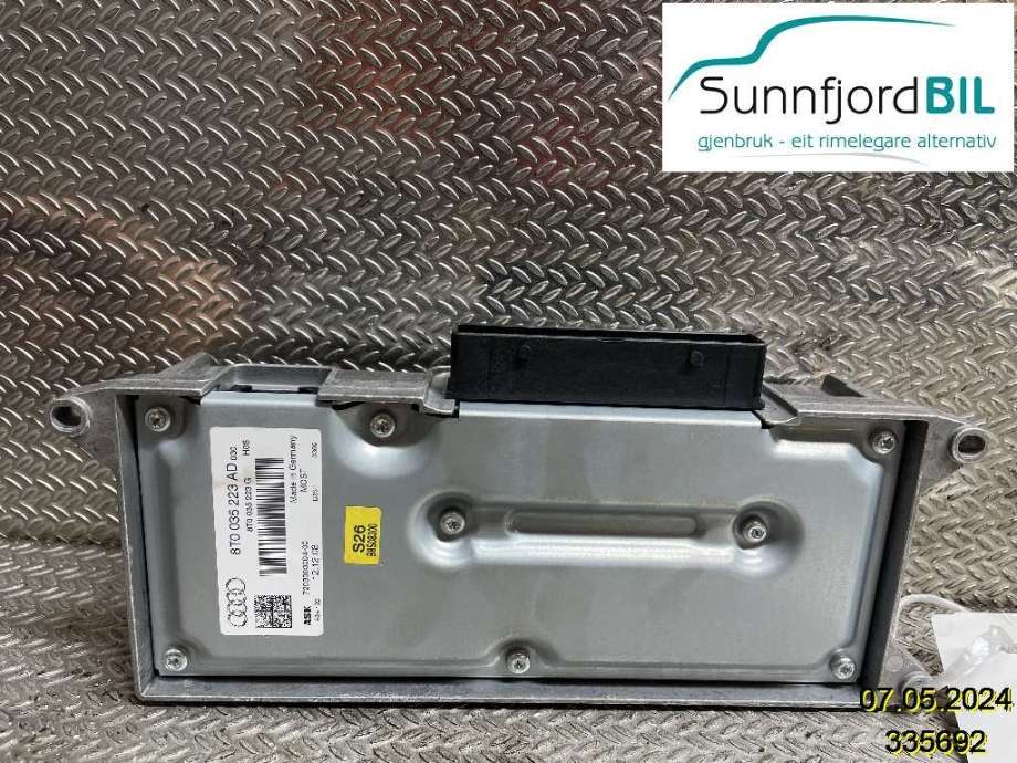 Bilstereo forsterker til Audi A4 2007-2014 (Type IV) (B8) (B8) (AUDI|8T0035223AD|)