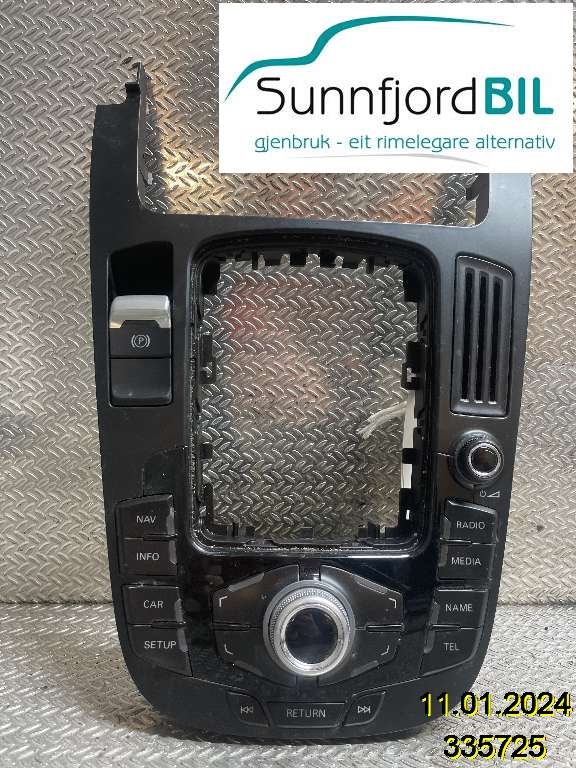 Bilstereo diverse til Audi A4, 2007-2014 (Type IV) (B8) (B8) (AUDI|8T0919611)