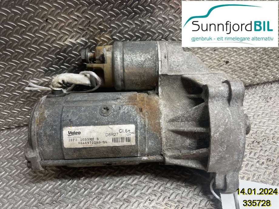 Starter diesel til Fiat Scudo, 2007-2017 (Type II)  (FIAT|9647157980)