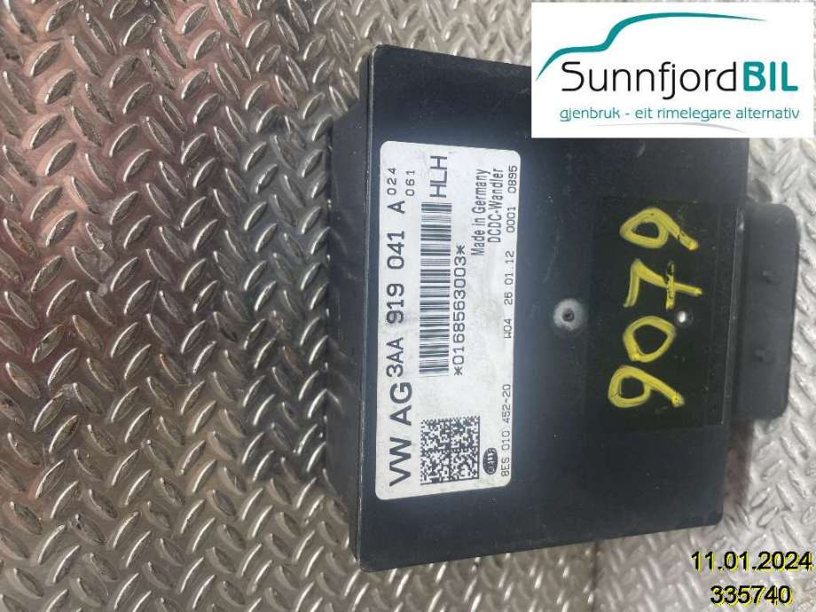 Styreenhet diverse til VW Tiguan, 2011-2016 (Type I, Fase 2)  (VOLKSWAGEN|3AA919041A)