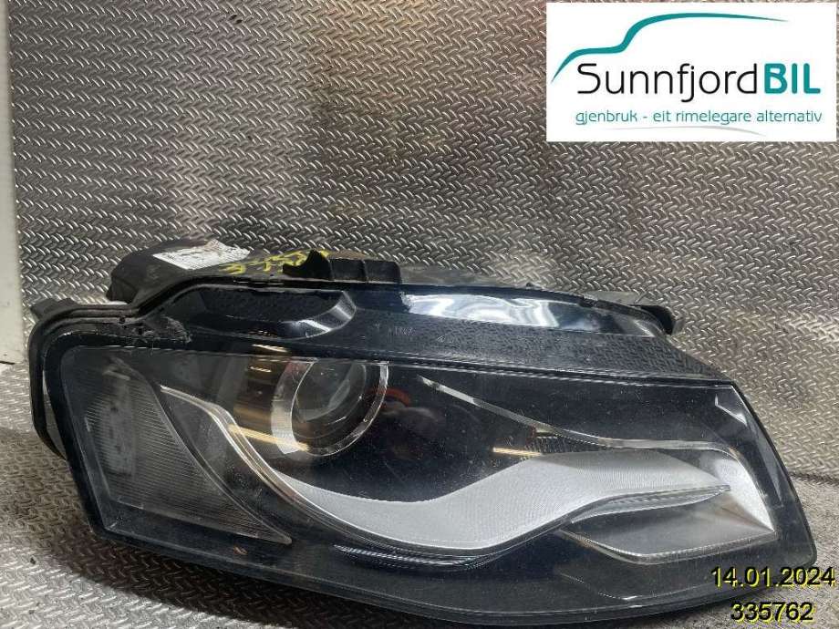 Frontlykt høyre xenon til Audi A4, 2007-2014 (Type IV) (B8) (B8) (AUDI|8K0941030AJ)
