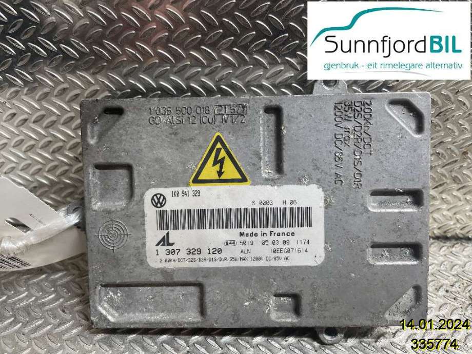 Styreenhet xenon/ballast til VW CC 2008-2012 (PASSAT CC) (PASSAT CC) (VOLKSWAGEN|1K0941329|1307329120|)