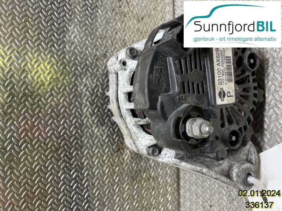 Dynamo til Nissan Note 2013-2017 (Type II)  (NISSAN|23100AX62B|)