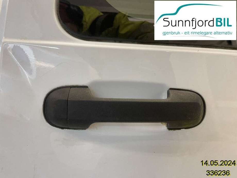 Dørhåndtak utv venstre til Ford Transit Connect, 2009-2013 (Type I, Fase 2) (FORD|5071097)