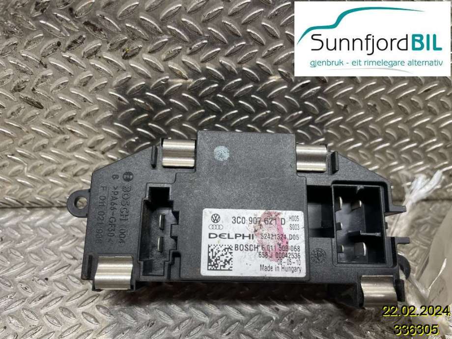 Varmeapparat motstand til Audi Q7 2006-2010 (Type I, Fase 1)  (AUDI|3C0907521G|3C0907521D|)