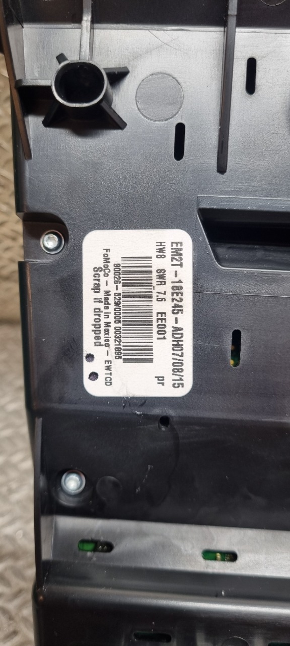 Varmeapparat betjening til Ford Galaxy, 2015-2022 (Type IV)  (FORD|EM2T18E245ADH07)