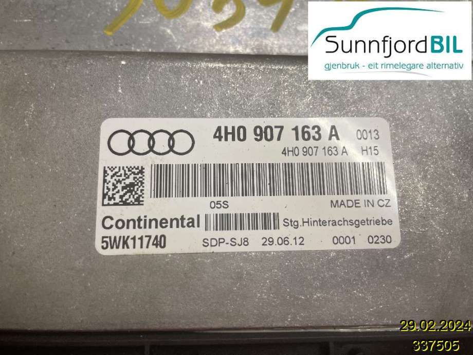 Styreenhet girkasse til Audi A6, 2011-2014 (Type IV, Fase 1) (C7) (C7) (AUDI|)