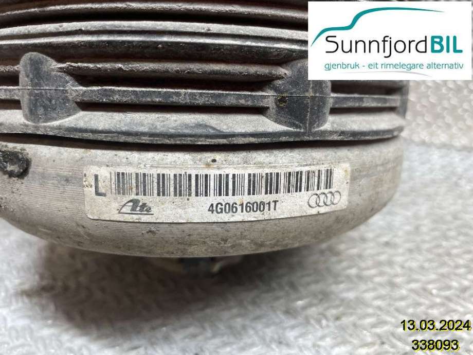 Fjær foran nivå luftpute/belg til Audi A6 2011-2014 (Type IV, Fase 1) (C7) (C7) (AUDI|4G0616001T|)