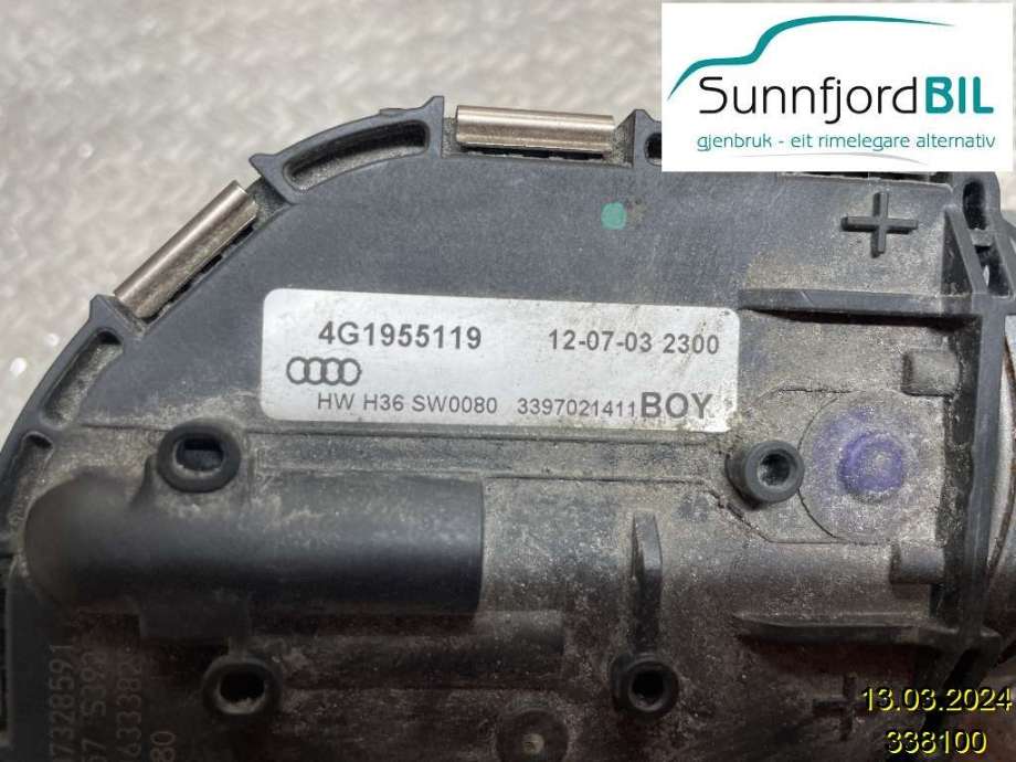 Viskermotor frontrute til Audi A6, 2011-2014 (Type IV, Fase 1) (C7) (C7) (AUDI|)