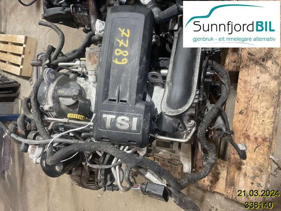 Motor bensin til Škoda Yeti 2009-2013 (Fase 1)  (Skoda|03F 100 031 F|CBZB|)