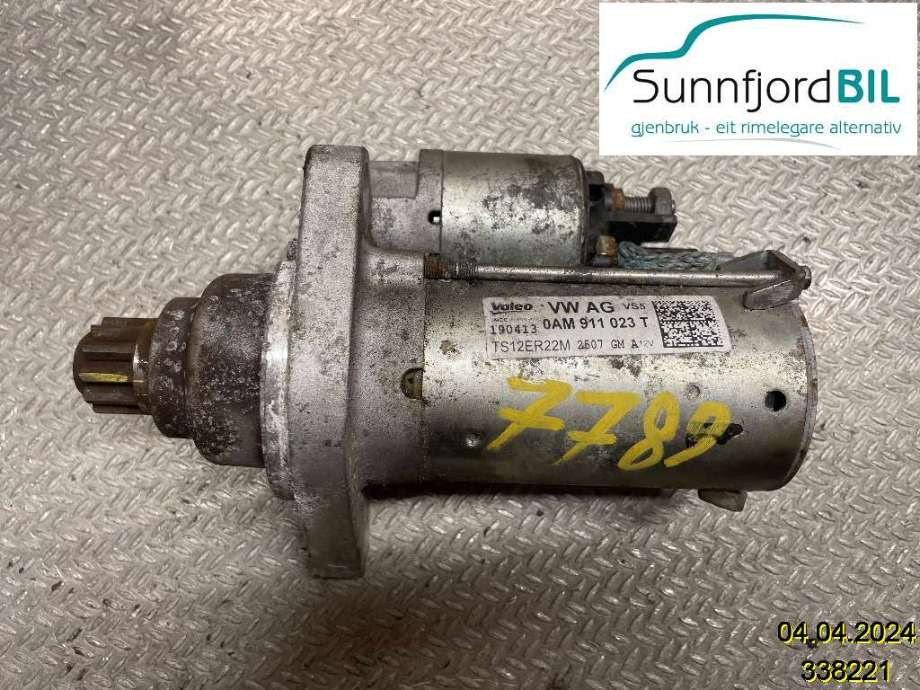 Starter diesel til Škoda Yeti 2009-2013 (Fase 1)  (Skoda|0AM 911 023 T|)