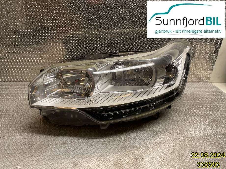 Frontlykt venstre halogen til Citroën C5 2008-2017 (Type II)  (CITROEN|6208 V8||89905351)