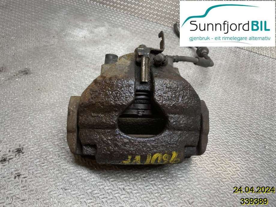 Bremsecaliper venstre foran til VW Transporter / Caravelle, 2003-2009 (Fase 1) (T5) (T5) (VOLKSWAGEN|7L6 615 123 F)