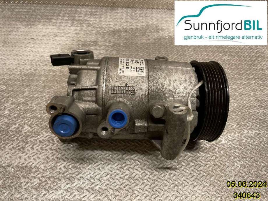 Aircondition kompressor til Škoda Octavia 2013-2016 (Type III, Fase 1)  (SKODA|5Q0820803D|)