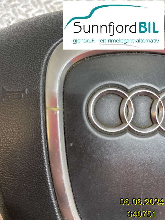 Airbag rattpute til Audi A3 2003-2008 (Type II, Fase 1)  (8P0880201AJ|)