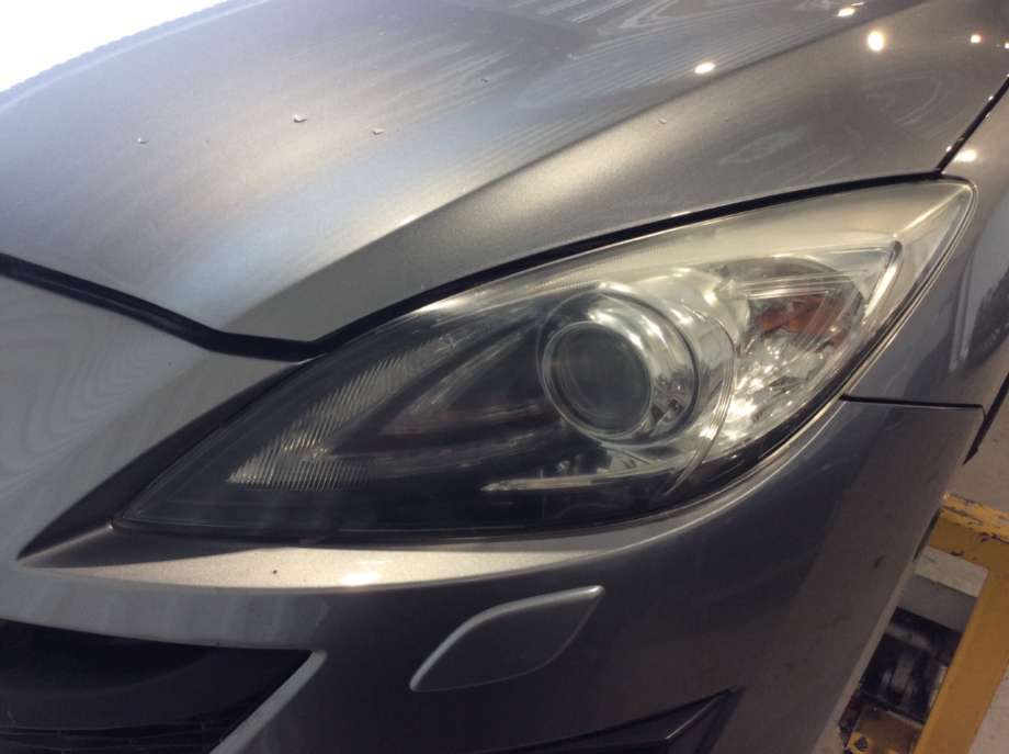 Frontlykt venstre halogen til Mazda 3, 2009-2013 (Type II)  (BBP451041F)
