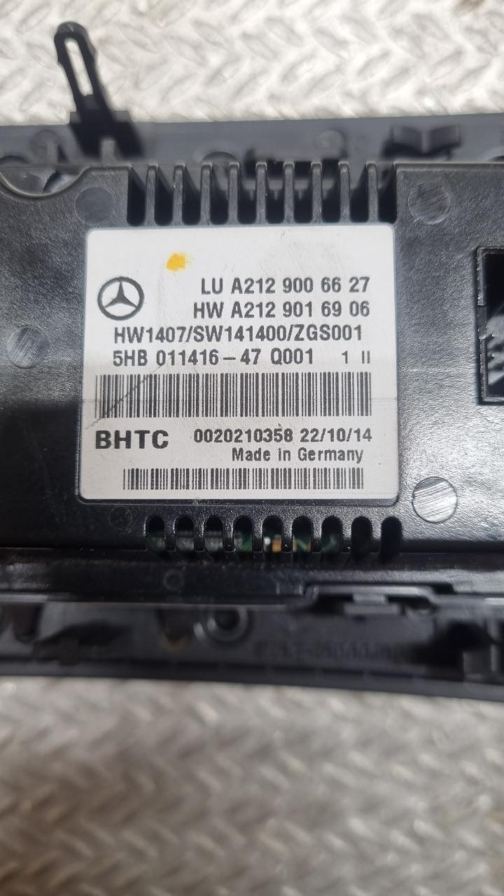 Varmeapparat betjening til Mercedes E-Klasse 2013-2016 (Fase 2) (W212) (W212) (MERCEDES|A2129006627|)