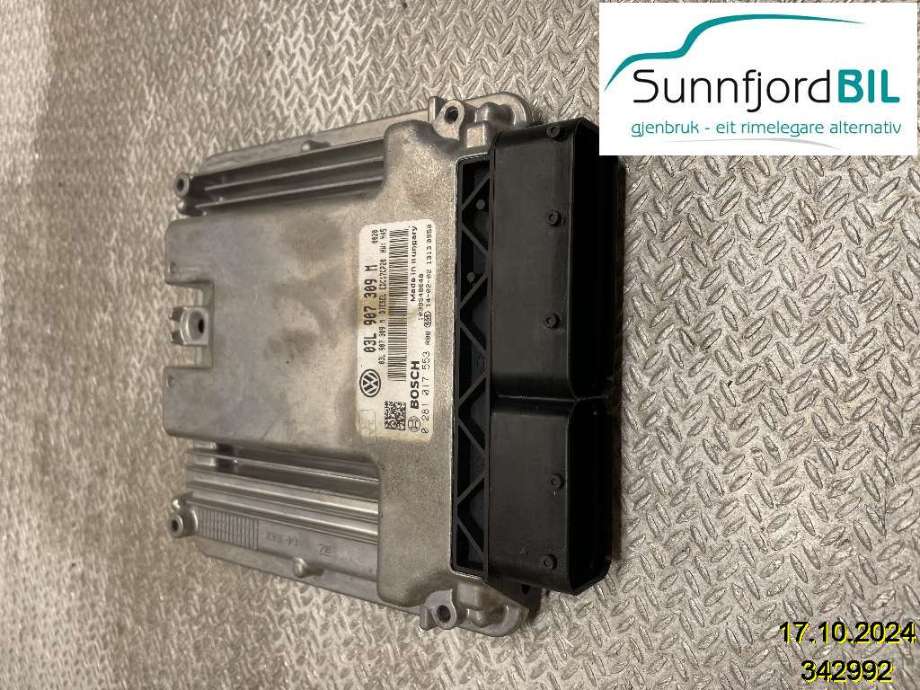 Styreenhet motor til VW Transporter / Caravelle 2009-2015 (Fase 2) (T5) (T5) (VOLKSWAGEN||0281017553|03L907309M)