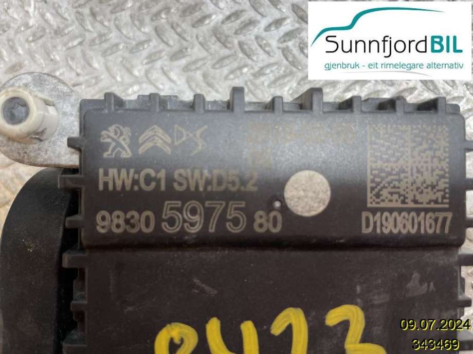 Styreenhet diverse til Peugeot 508 2018-->> (Type II)  (PEUGEOT||9830597580)
