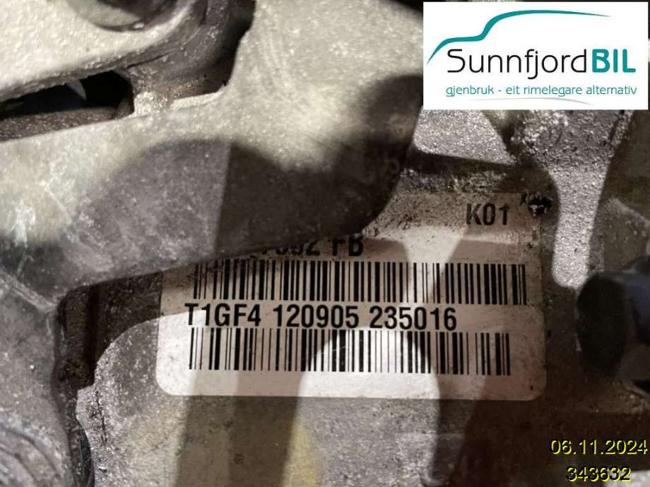 Girkasse manuell 6-trinn til Volvo C70, 2006-2010 (Type II, Fase 1)  (VOLVO|8252159)