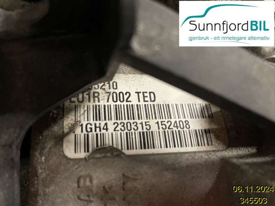 Girkasse manuell 6-trinn til Volvo S60 2014-2019 (Type II, Fase 2)  (VOLVO|36010330|)