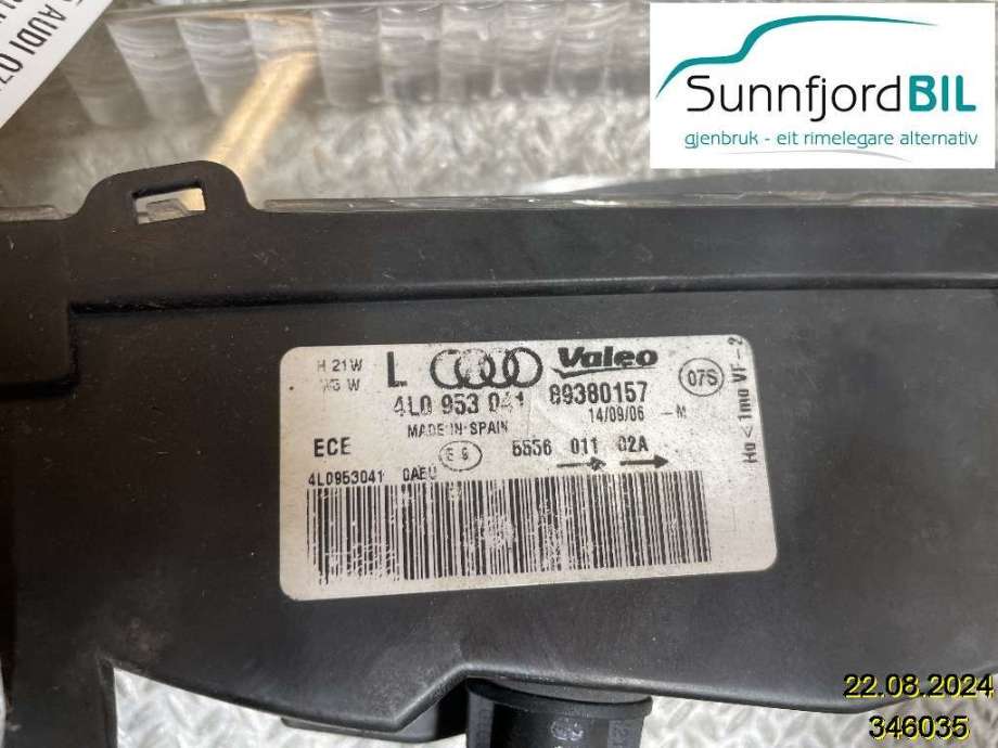 Blinklykt venstre til Audi Q7, 2006-2010 (Type I, Fase 1)  (AUDI|)