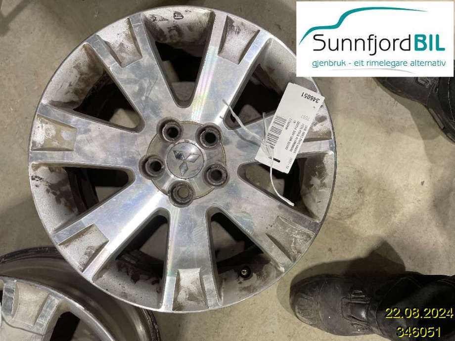 Felg aluminium til Mitsubishi Outlander, 2007-2010 (Type II, Fase 1)  (MITSUBISHI|)