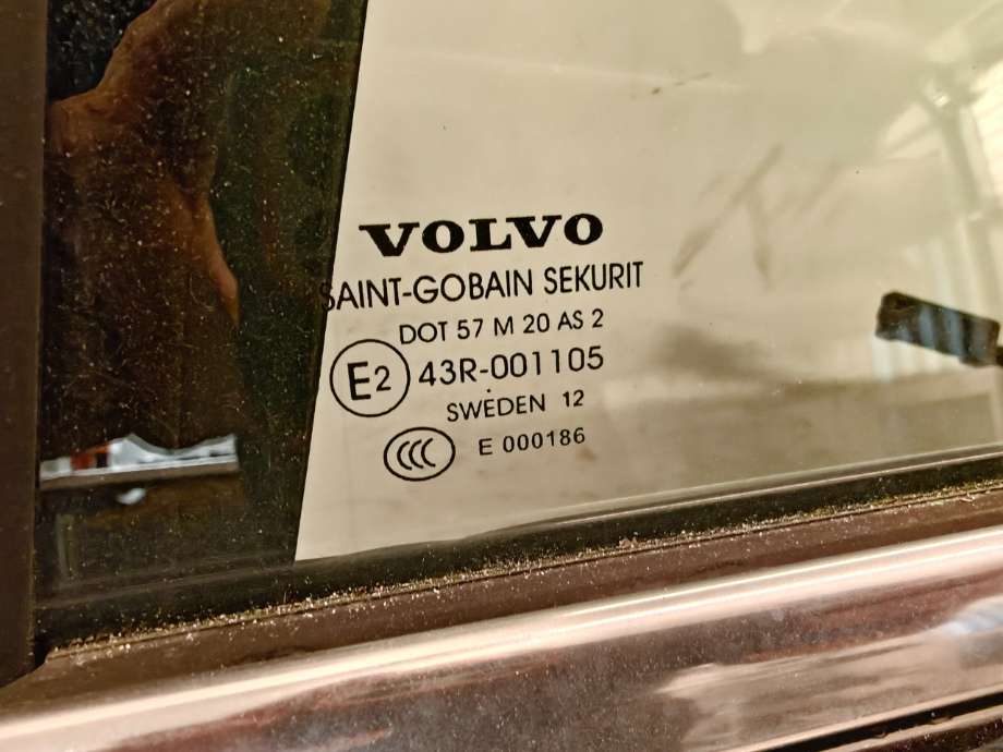 Siderute venstre bak til Volvo V60 2010-2013 (Type I, Fase 1)  (VOLVO|31385420|)