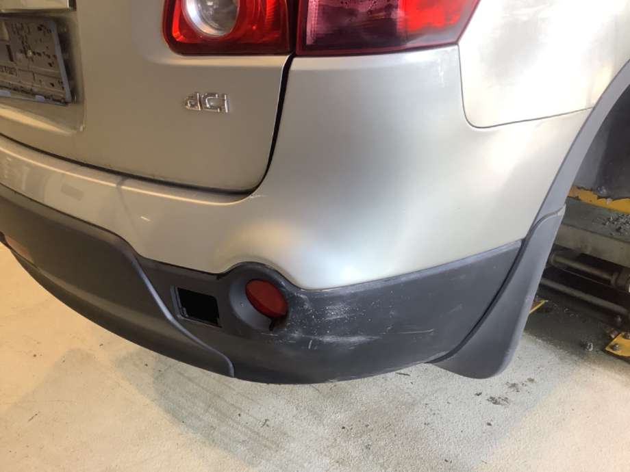 Støtfanger bak til Nissan Qashqai 2007-2010 (Type I, Fase 1)  (NISSAN|)