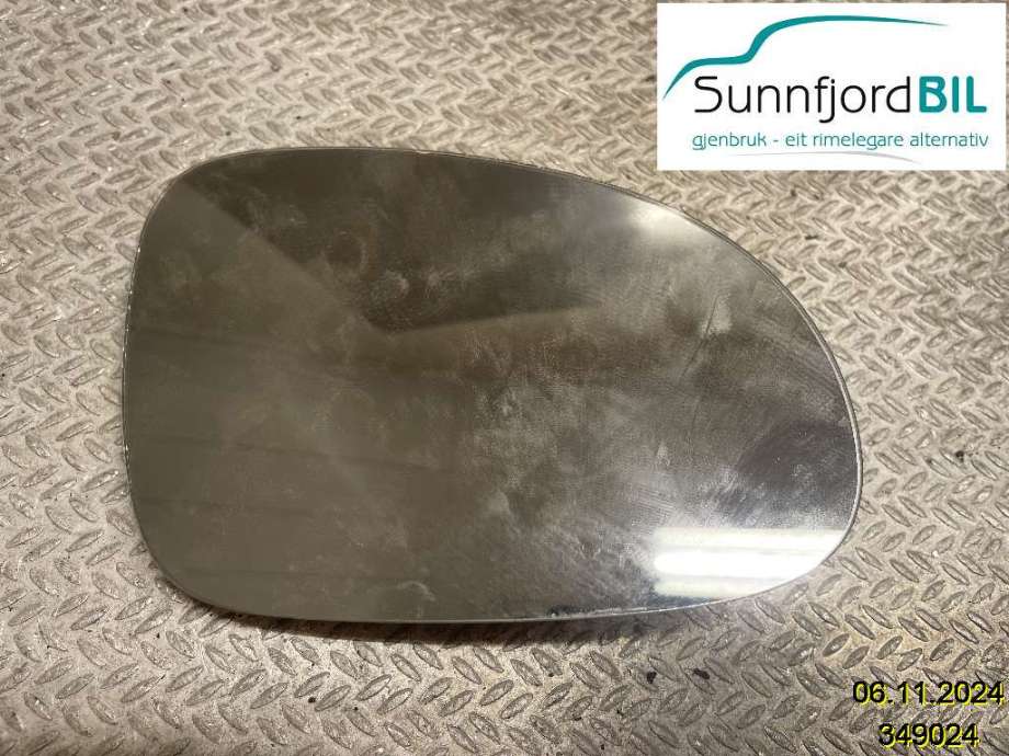 Speilglass høyre til VW Passat 2005-2010 (B6) (B6) (VOLKSWAGEN|3C0857522|5M0857522F|)