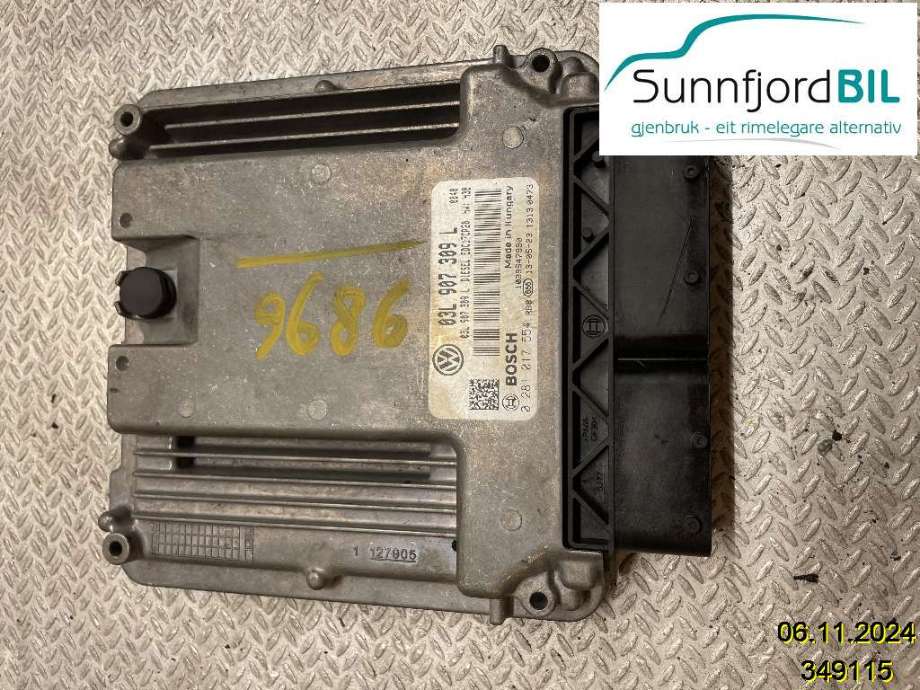 Styreenhet motor til VW Transporter / Caravelle 2009-2015 (Fase 2) (T5) (T5) (VOLKSWAGEN|03L907309L||0281017554)