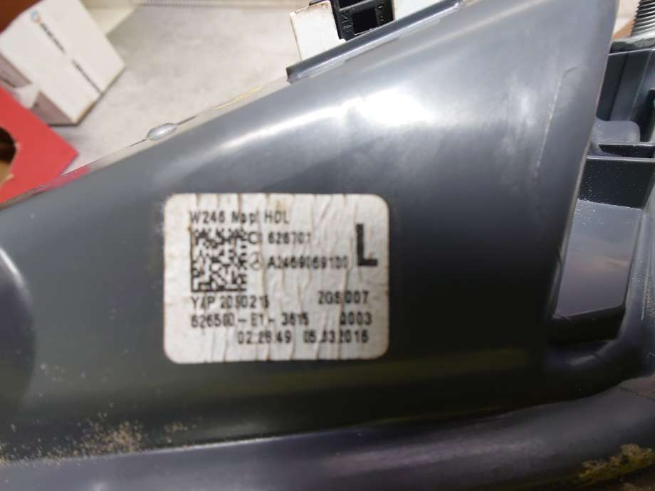Baklykt venstre indre til Mercedes B-Klasse 2011-2018 (W246) (W246) (MERCEDES|A2469069100|A 246 906 91 00)