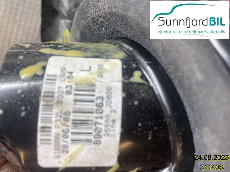 Baklykt venstre indre til Nissan Qashqai 2007-2010 (Type I, Fase 1)  (NISSAN|26559JD85A|)