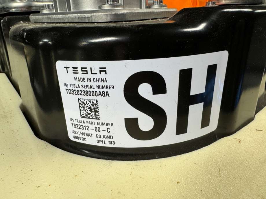 Batteripakke elbil til Tesla Model 3 2018-2023 (Fase 1)  (TESLA|1522312-00-C|)