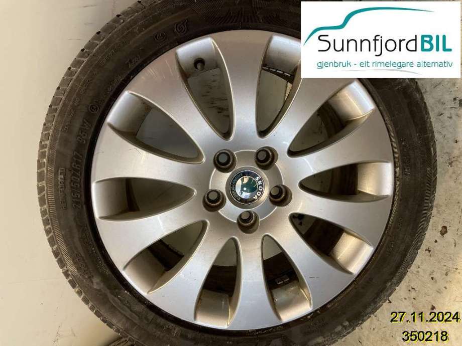 Felgsett aluminium til Škoda Superb 2008-2015 (Type II)  (SKODA||3T0601025B)