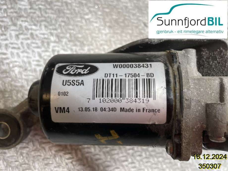 Viskermotor frontrute til Ford Transit Connect 2018-->> Type II, Fase 2  (FORD||W000038431)